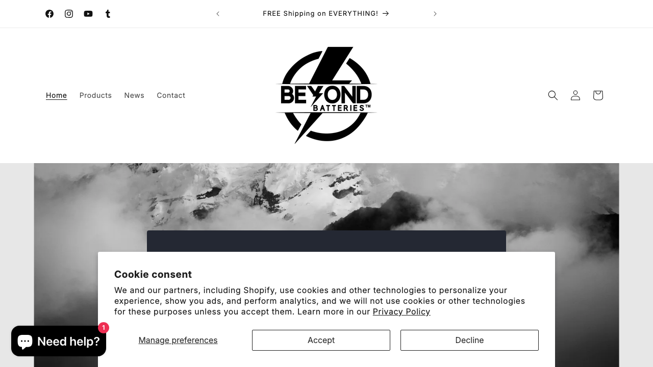 BEYOND BATTERIES LTD website preview