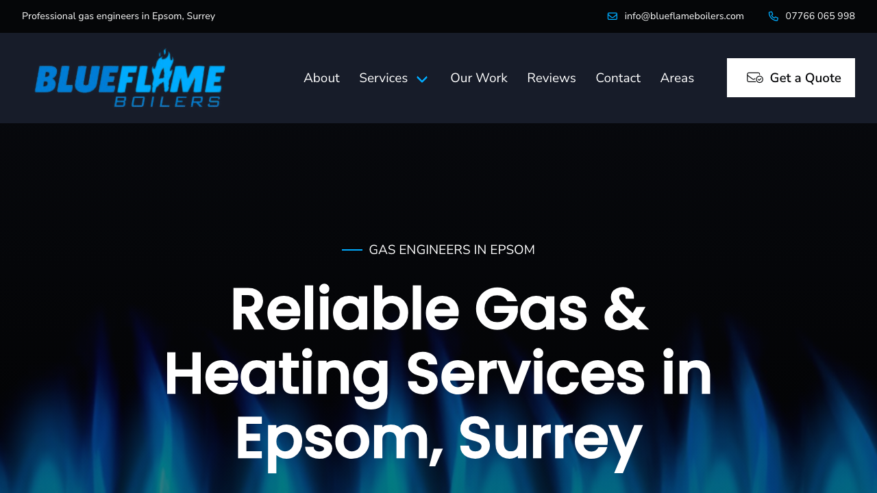 BLUE FLAME GAS ENGINEERS LTD website preview