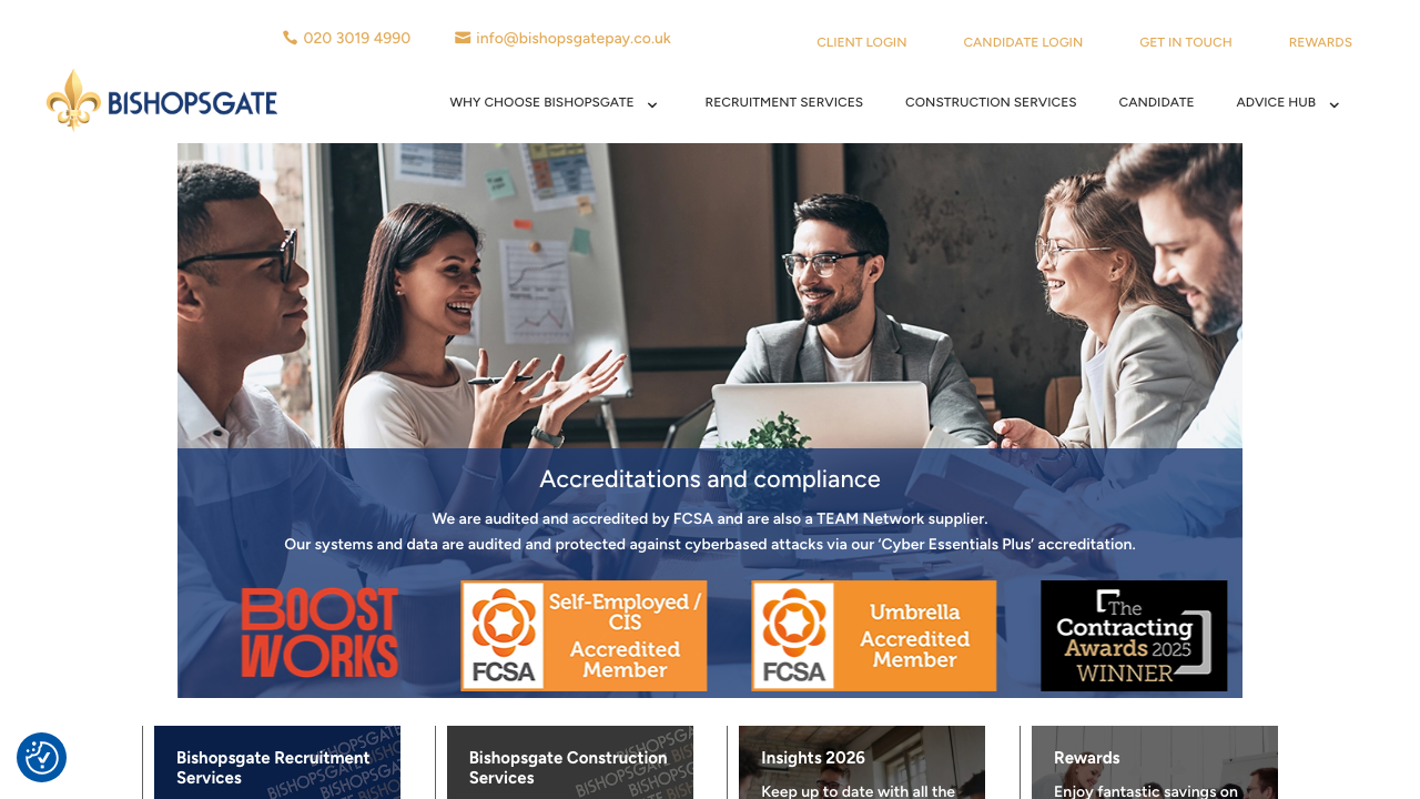 BISHOPSGATE GROUP LIMITED website preview