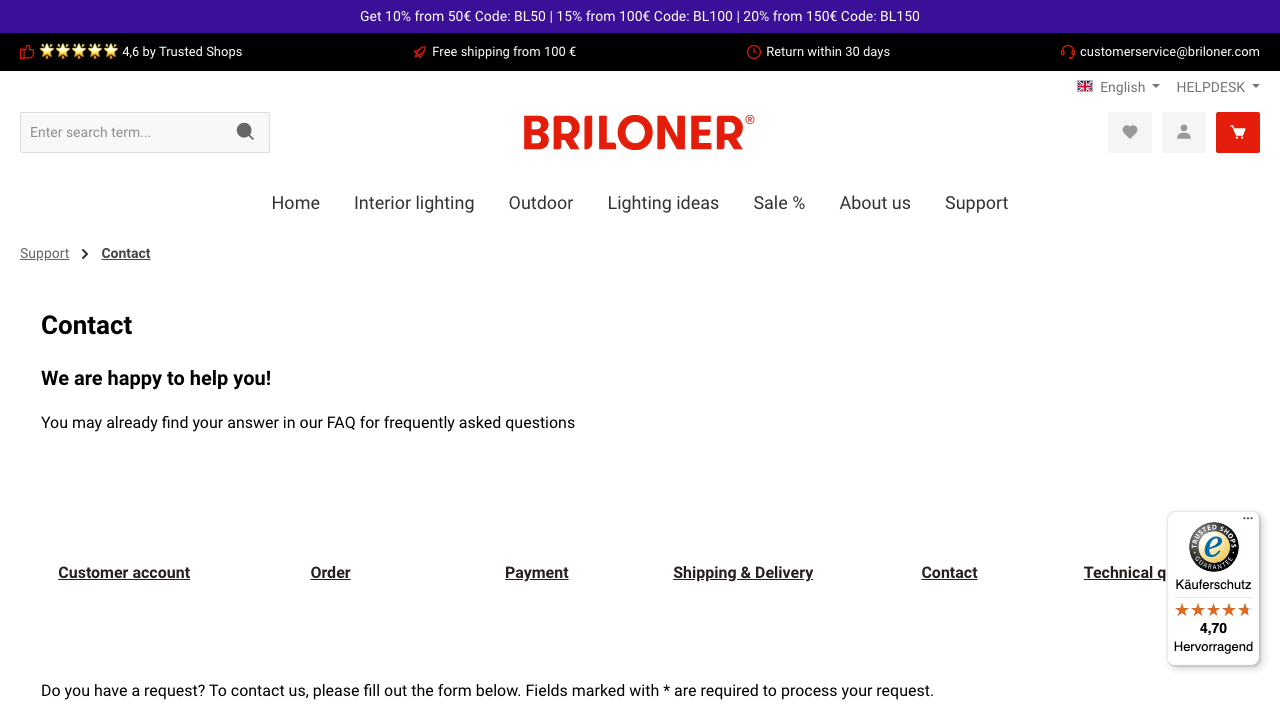 BR-LIGHT UK LIMITED website preview