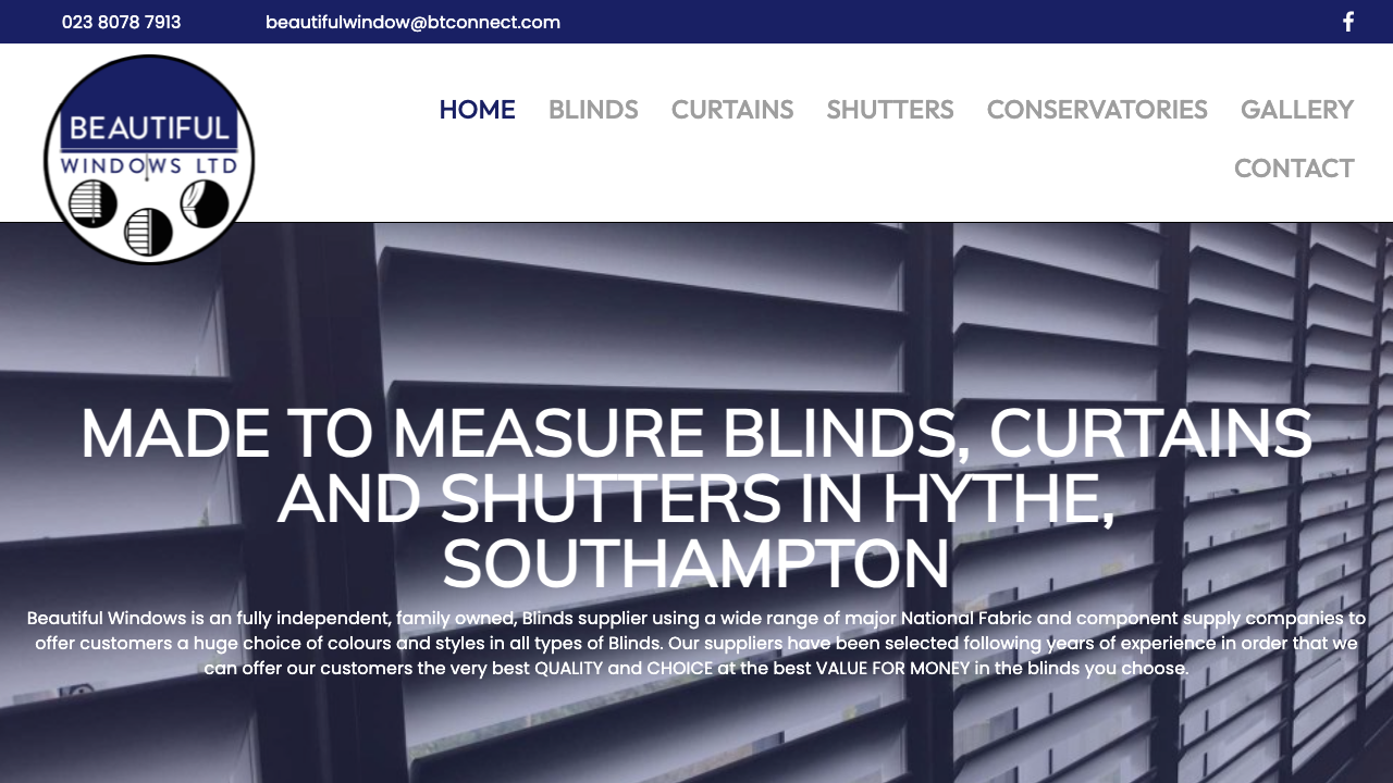BEAUTIFUL WINDOWS LTD website preview