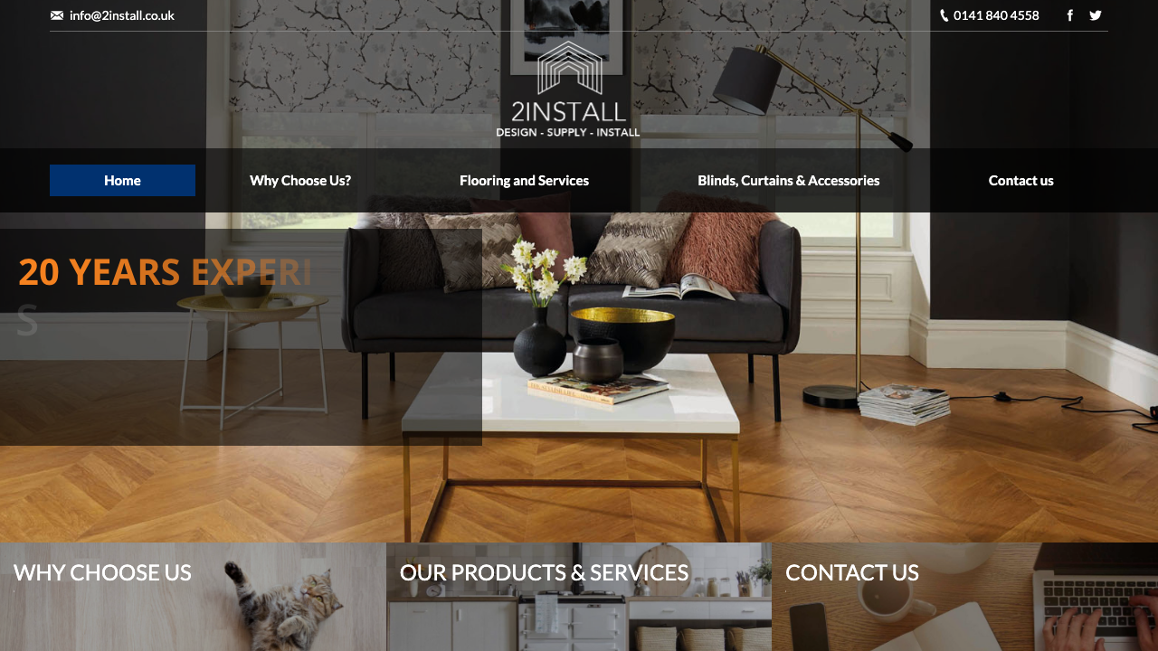 2-INSTALL LTD. website preview
