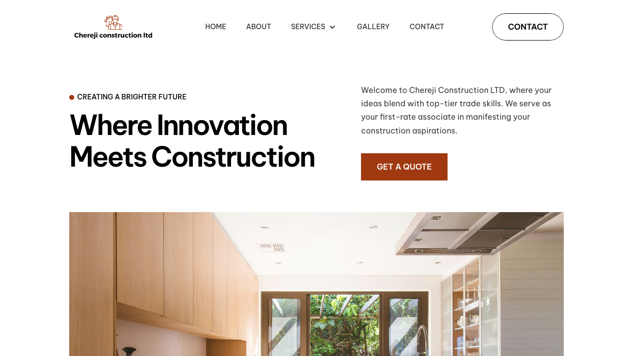 CHEREJI CONSTRUCTION LTD website preview