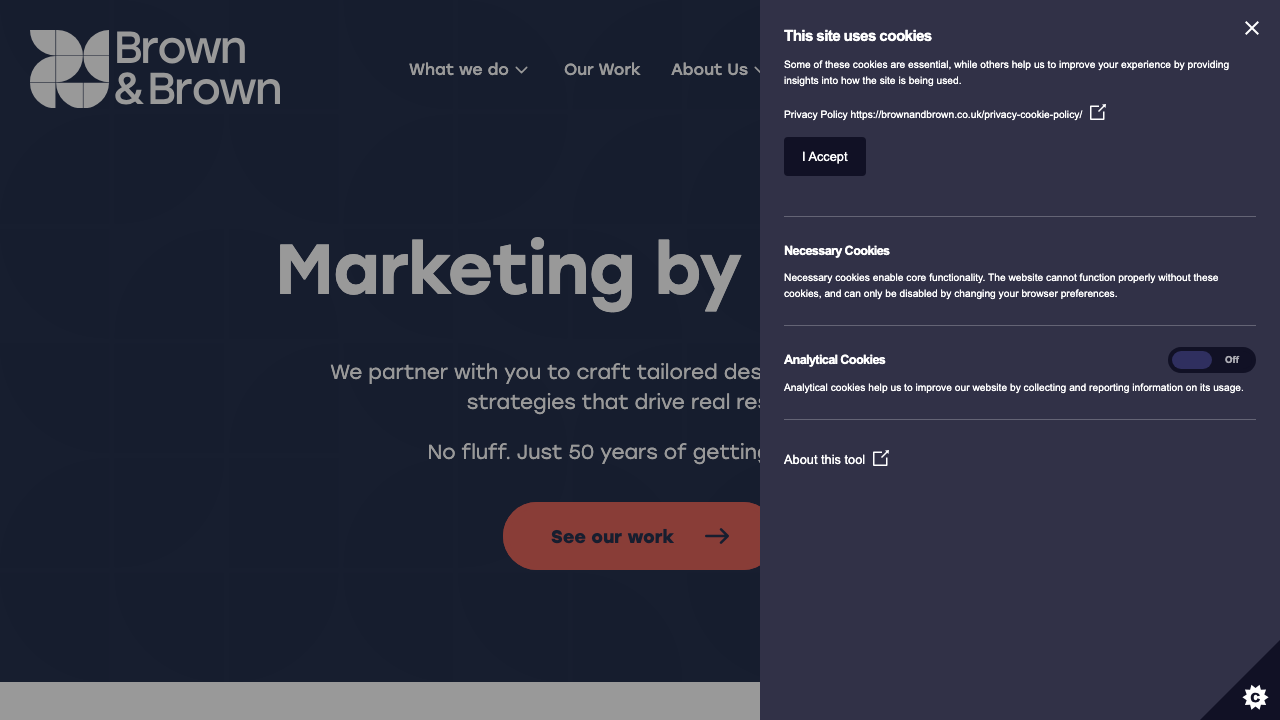BROWN & BROWN DESIGN ASSOCIATES LIMITED website preview
