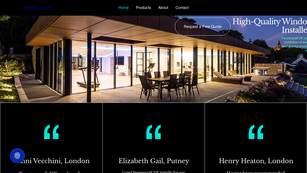 FENSTERCRAFT UK LTD website preview