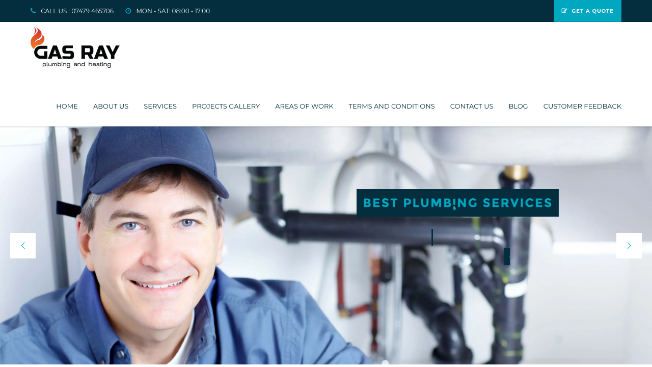 GAS RAY LTD website preview