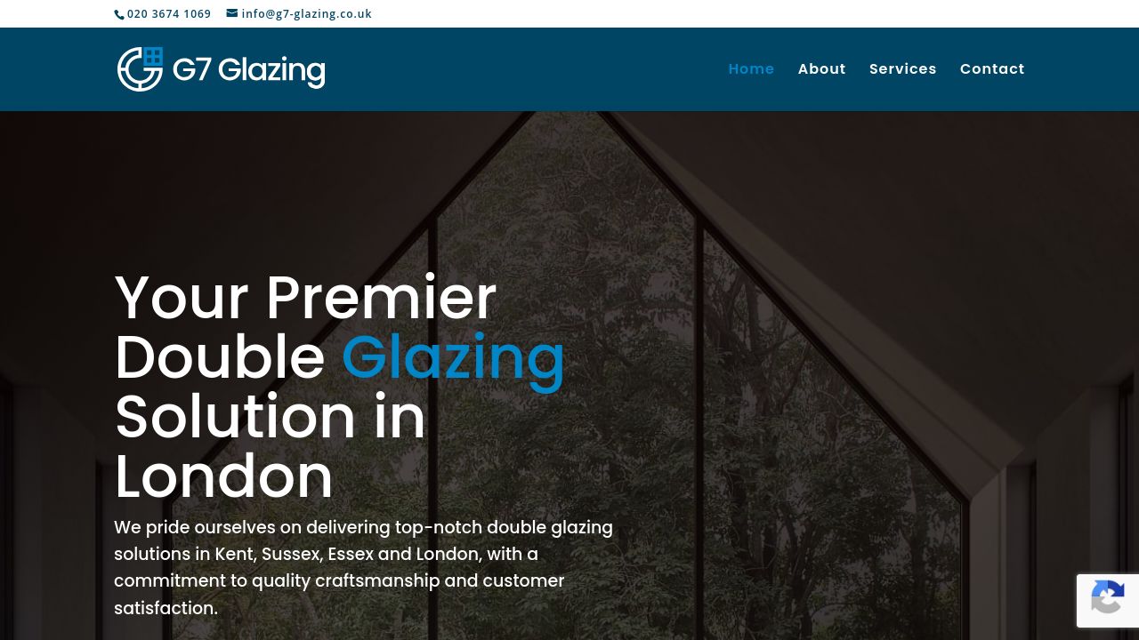 G7 GLAZING LIMITED website preview