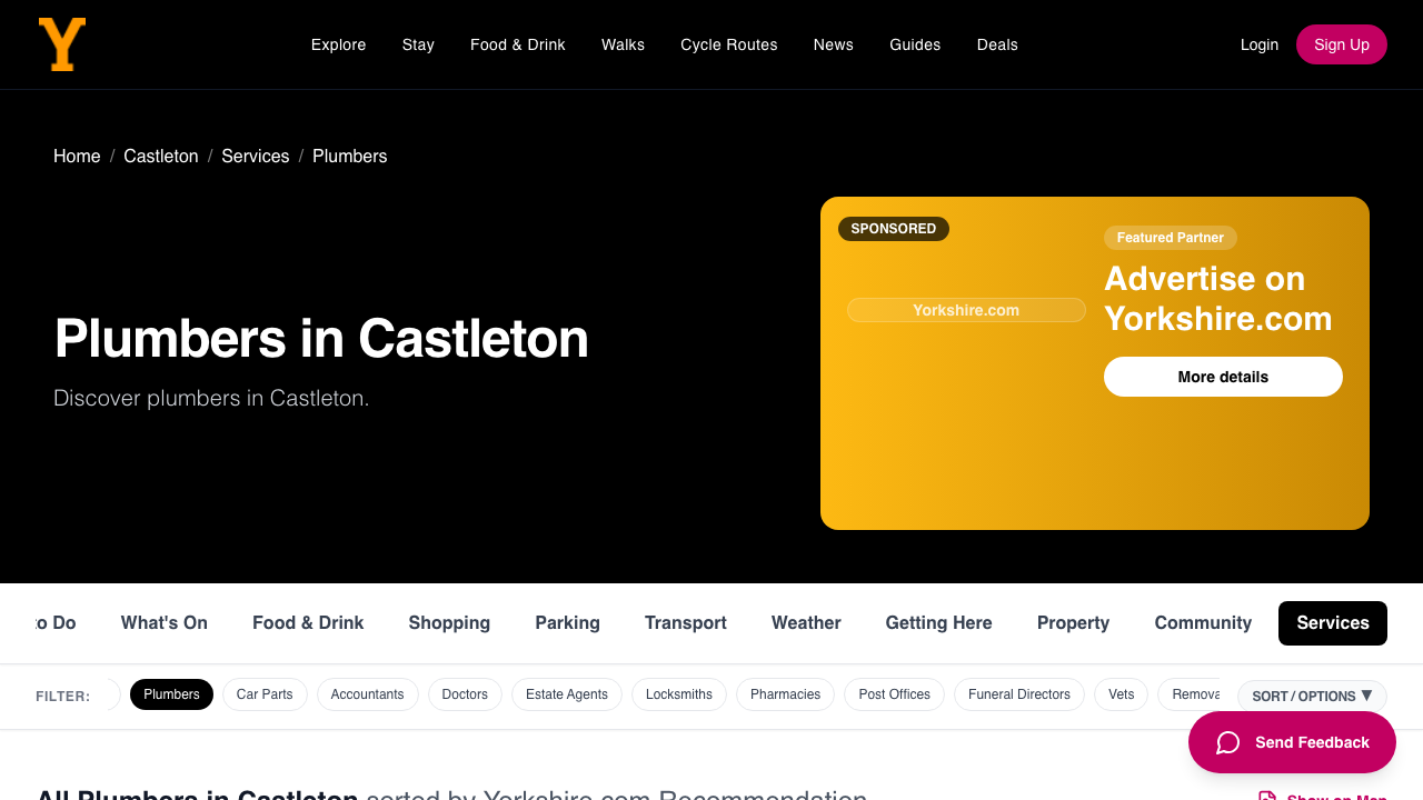 CASTLETON ELECTRICAL LTD website preview