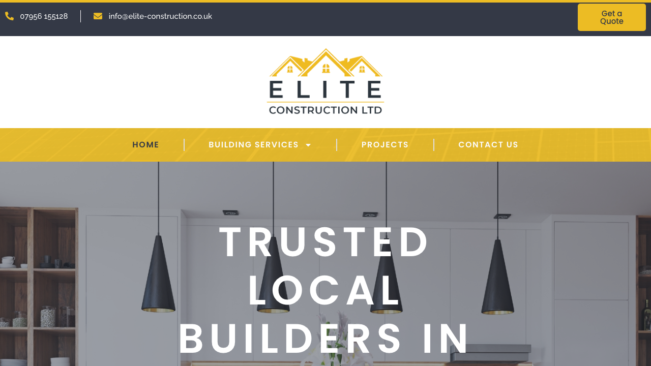 1ST ELITE CONSTRUCTION LTD website preview
