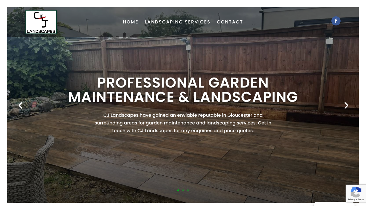 CJ LANDSCAPES SERVICES LTD website preview