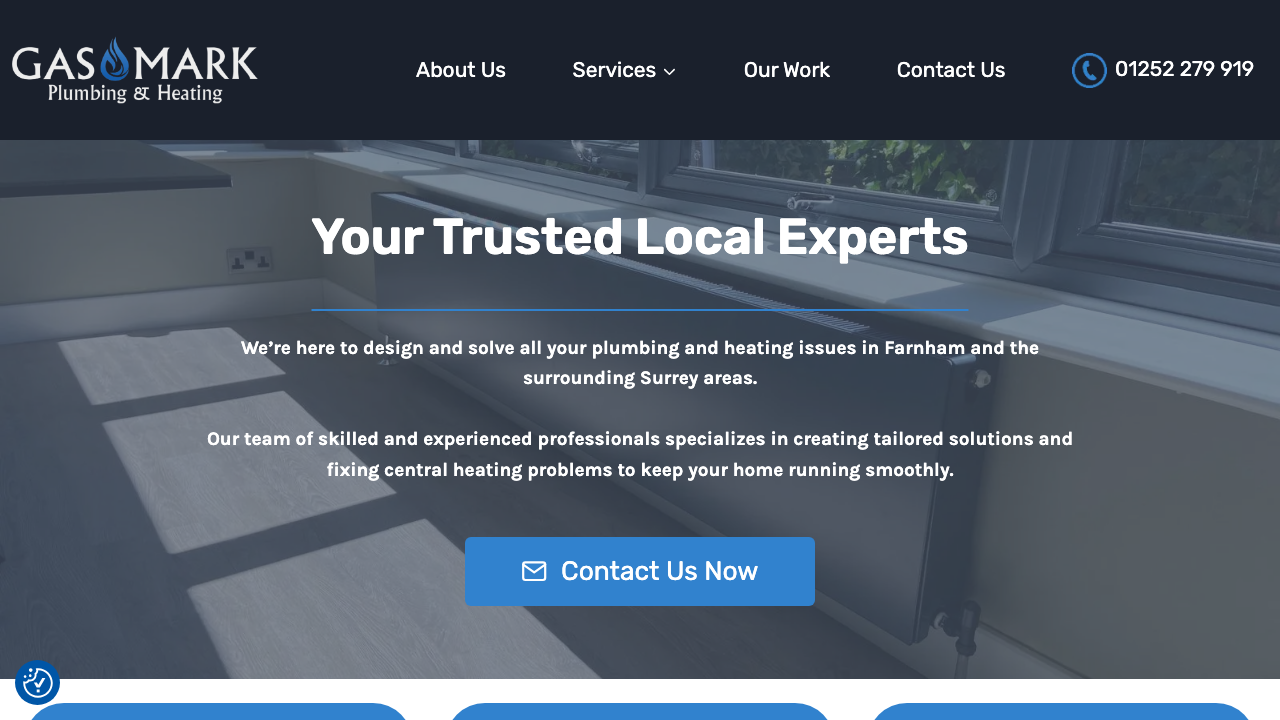 GAS MARK PLUMBING AND HEATING LTD website preview
