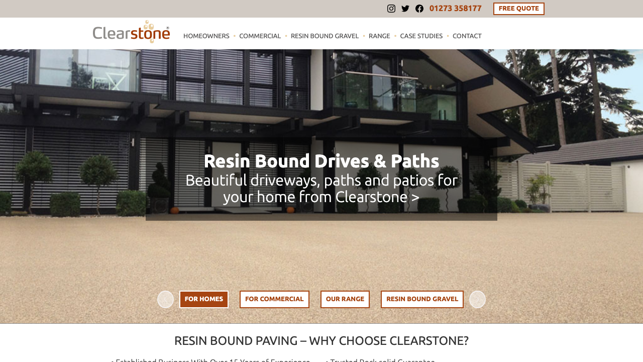 CLEARSTONE PAVING LIMITED website preview