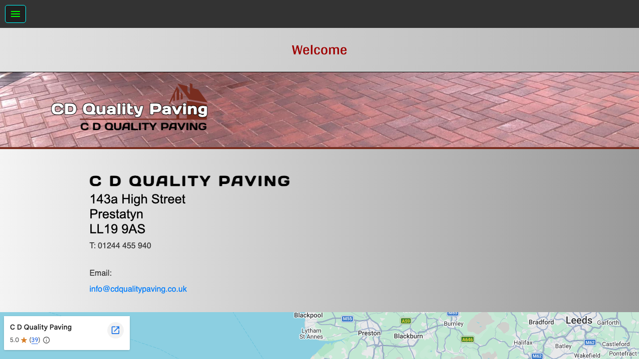 C D QUALITY PAVING LTD website preview