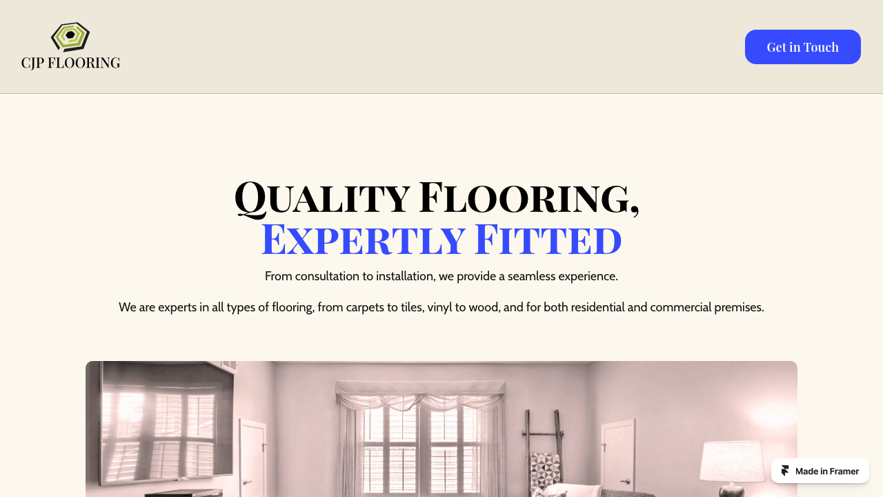 CJP FLOORING LTD website preview
