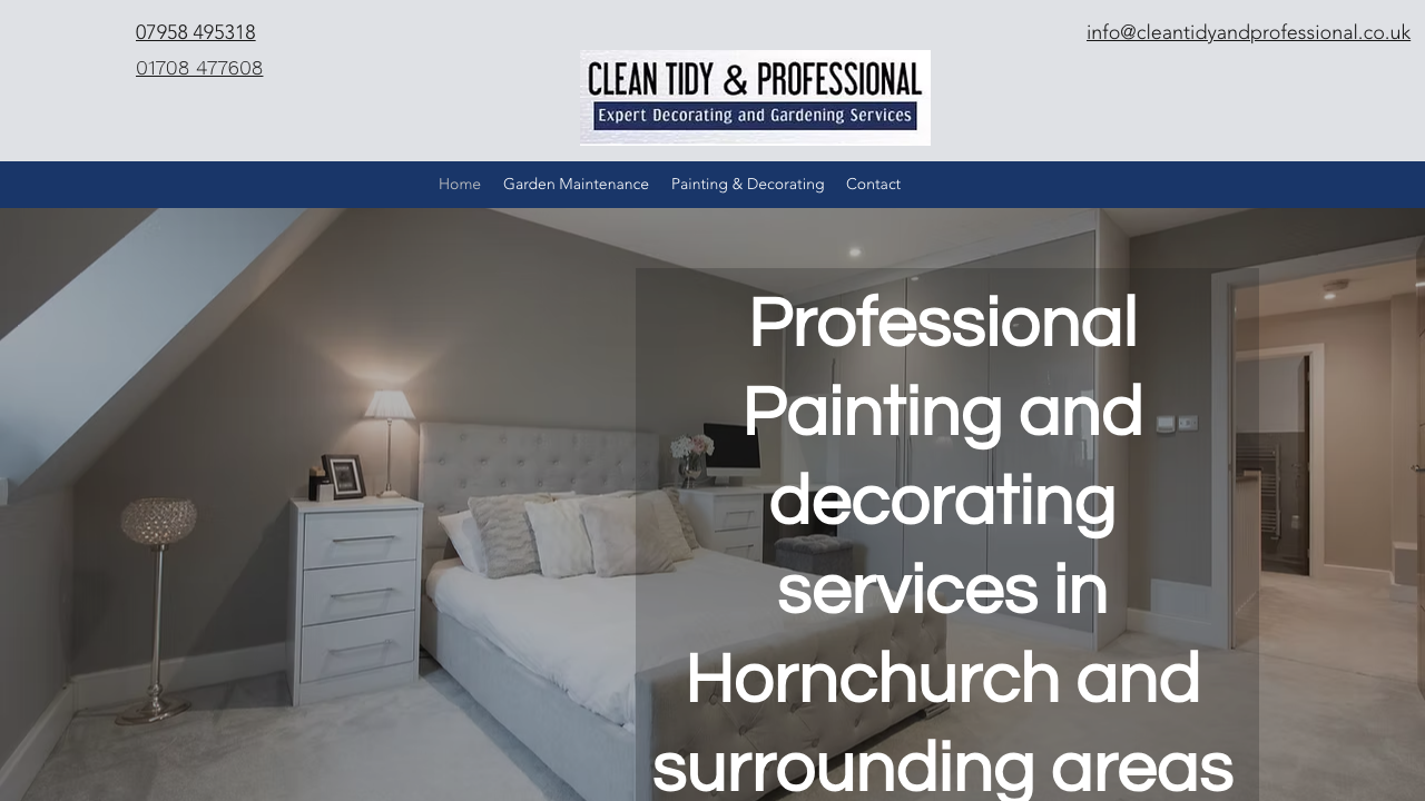 CARE DECORATORS LTD website preview
