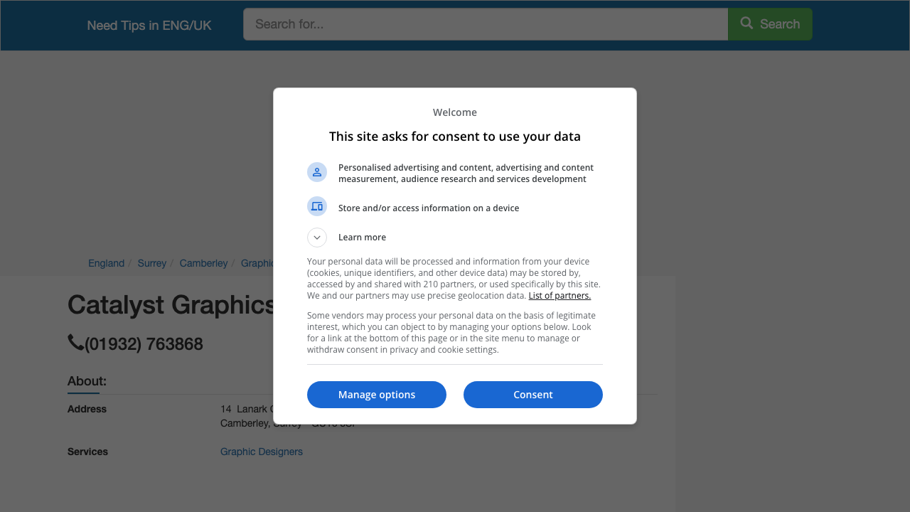 CATALYST GRAPHICS SERVICES LIMITED website preview