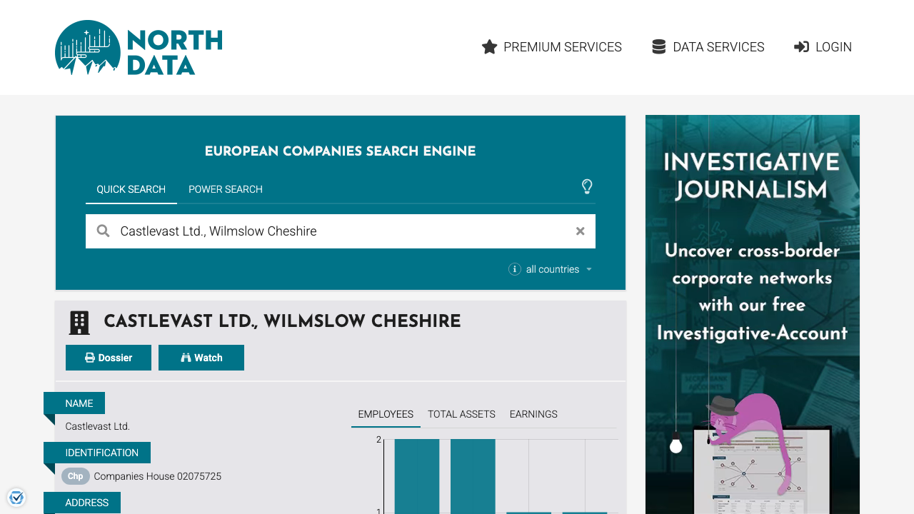 CASTLEVAST LIMITED website preview