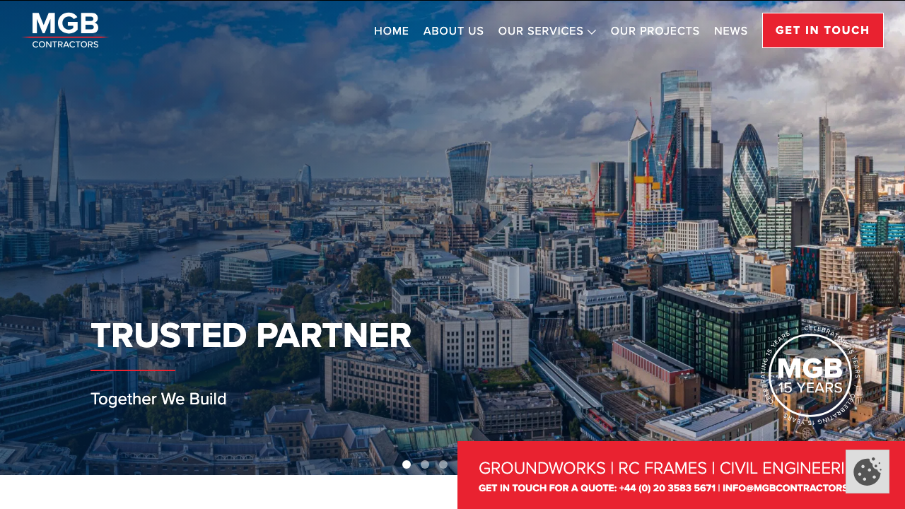 BRA CONSTRUCTION LTD website preview