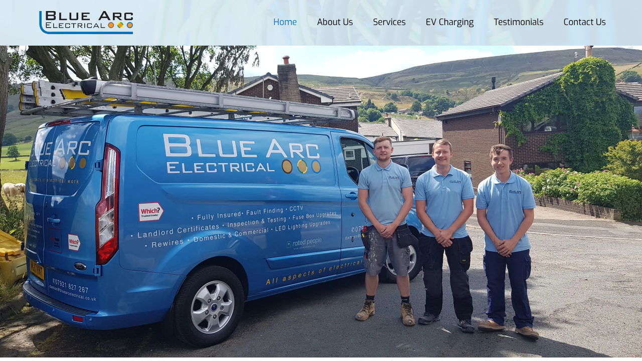 BLUE ARC ELECTRICAL LTD website preview