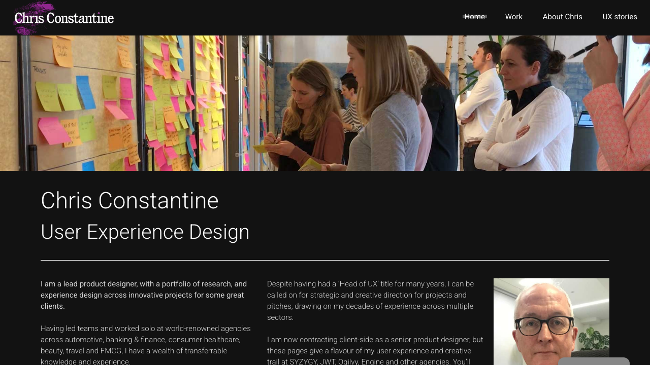CHRIS CONSTANTINE DESIGN LIMITED website preview