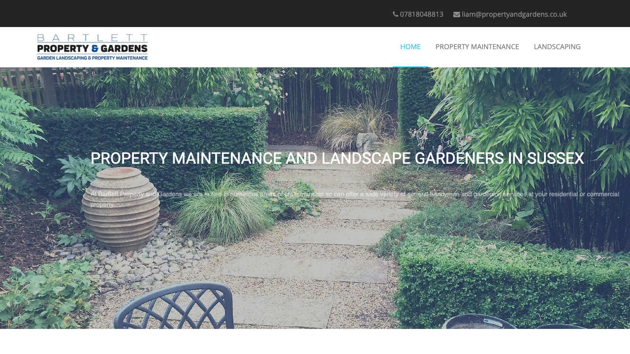 BARTLETT PROPERTY & GARDENS LIMITED website preview