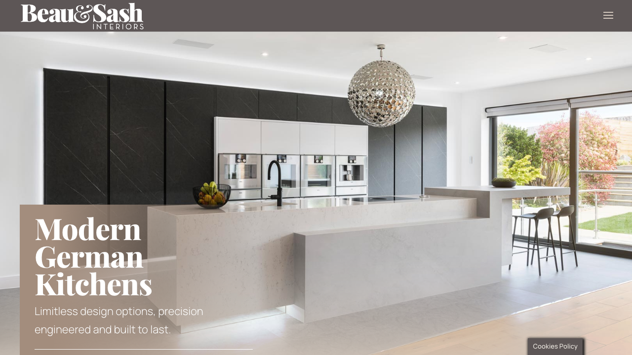 BEAU AND SASH INTERIORS LTD website preview