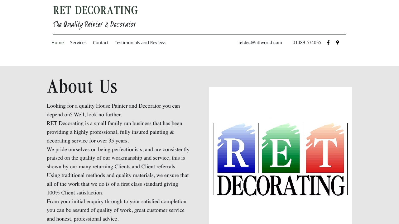 BRACK DECORATING LIMITED website preview