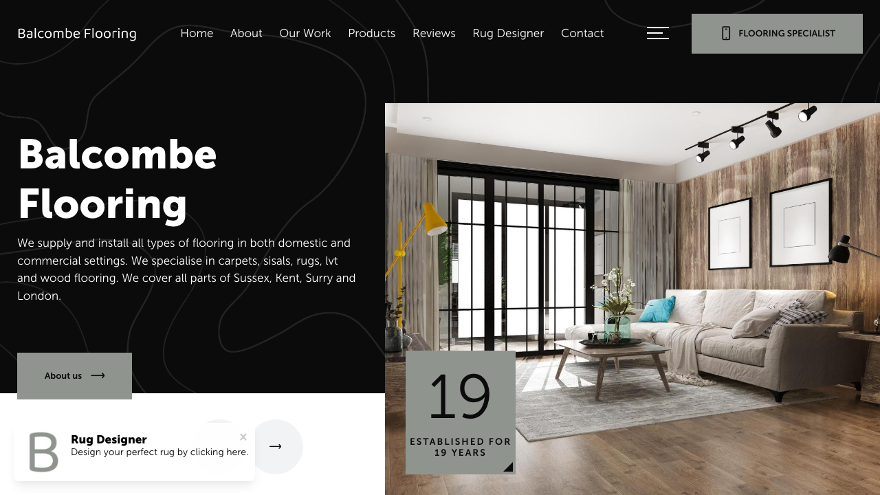 BALCOMBE FLOORING LIMITED website preview