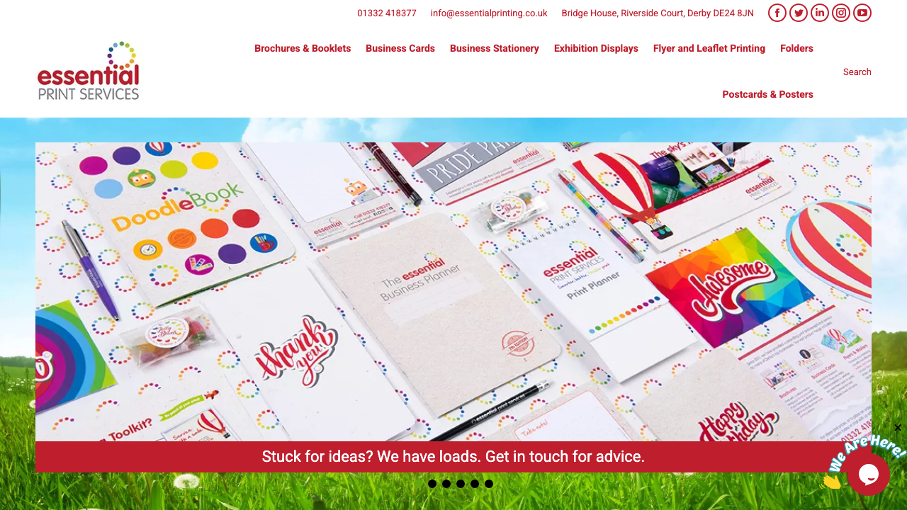 ESSENTIAL PRINT SERVICES (DERBY) LIMITED website preview
