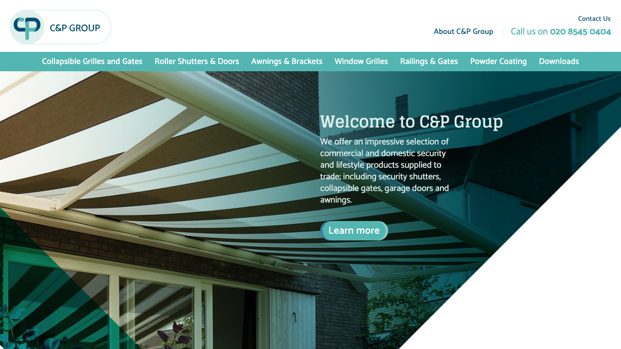 C&P CONSTRUCTION GROUP LTD website preview