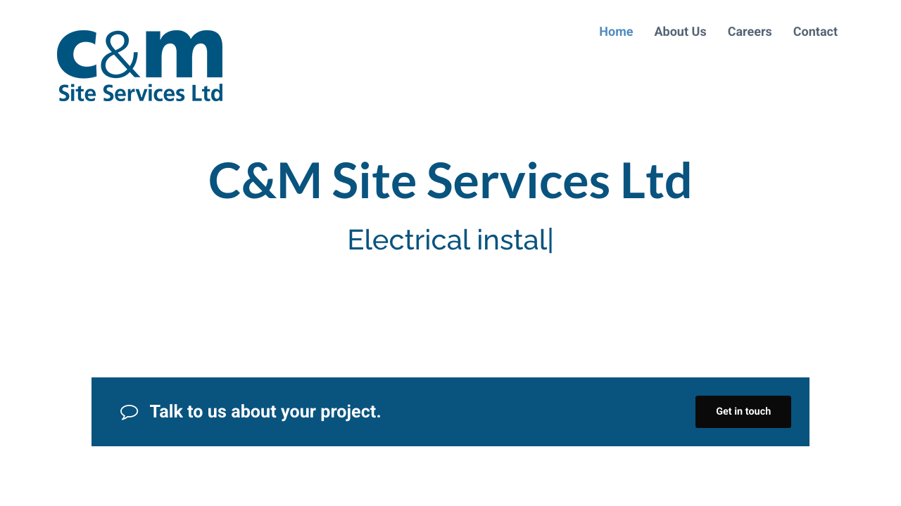 C&M SITE SERVICES LTD. website preview