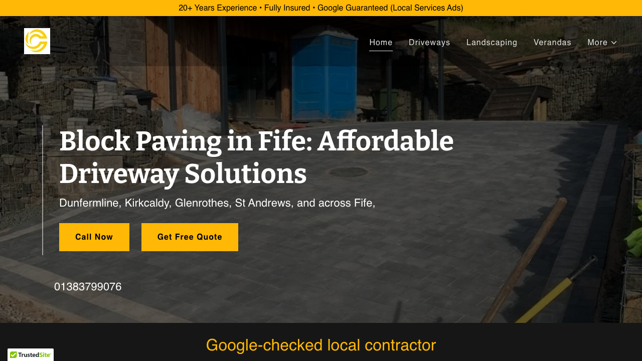 CARPORT DRIVEWAYS LTD website preview