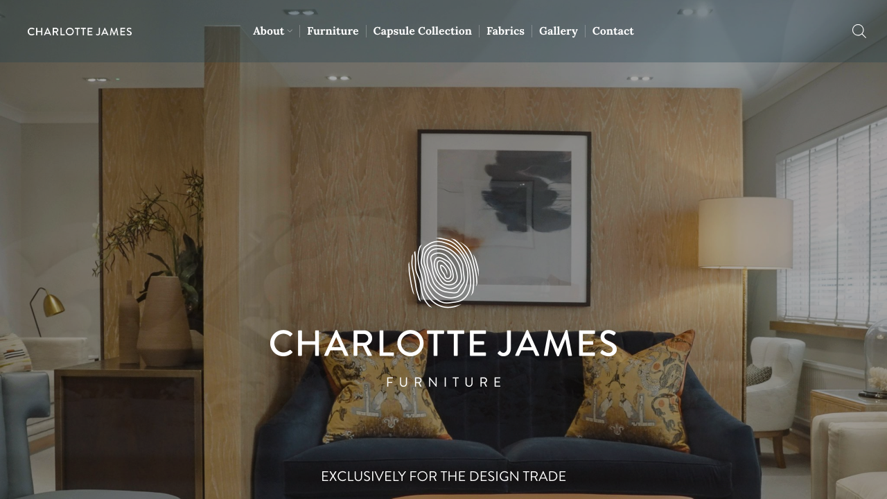 CHARLOTTE JAMES FURNITURE LIMITED website preview