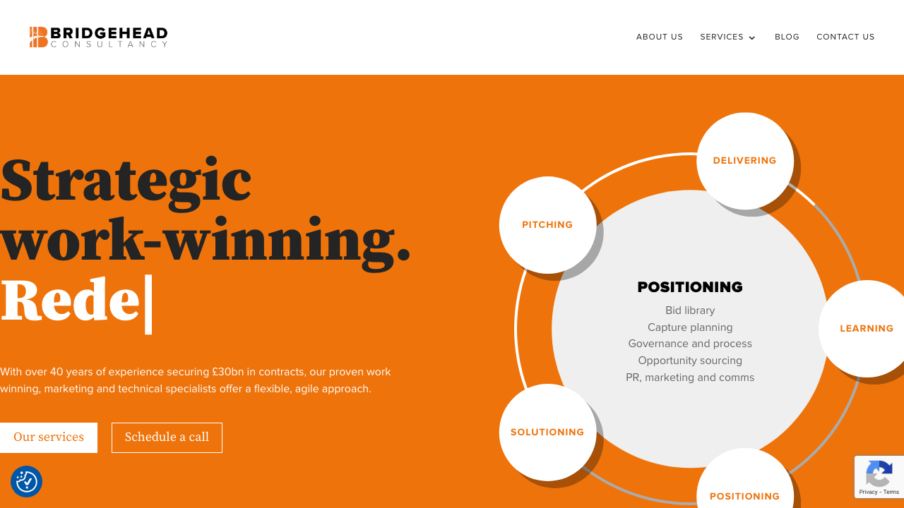 BRIDGEHEAD CONSULTANCY LIMITED website preview
