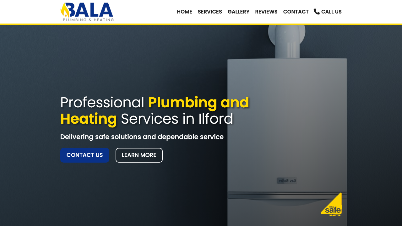 BALA PLUMBING & HEATING LTD website preview