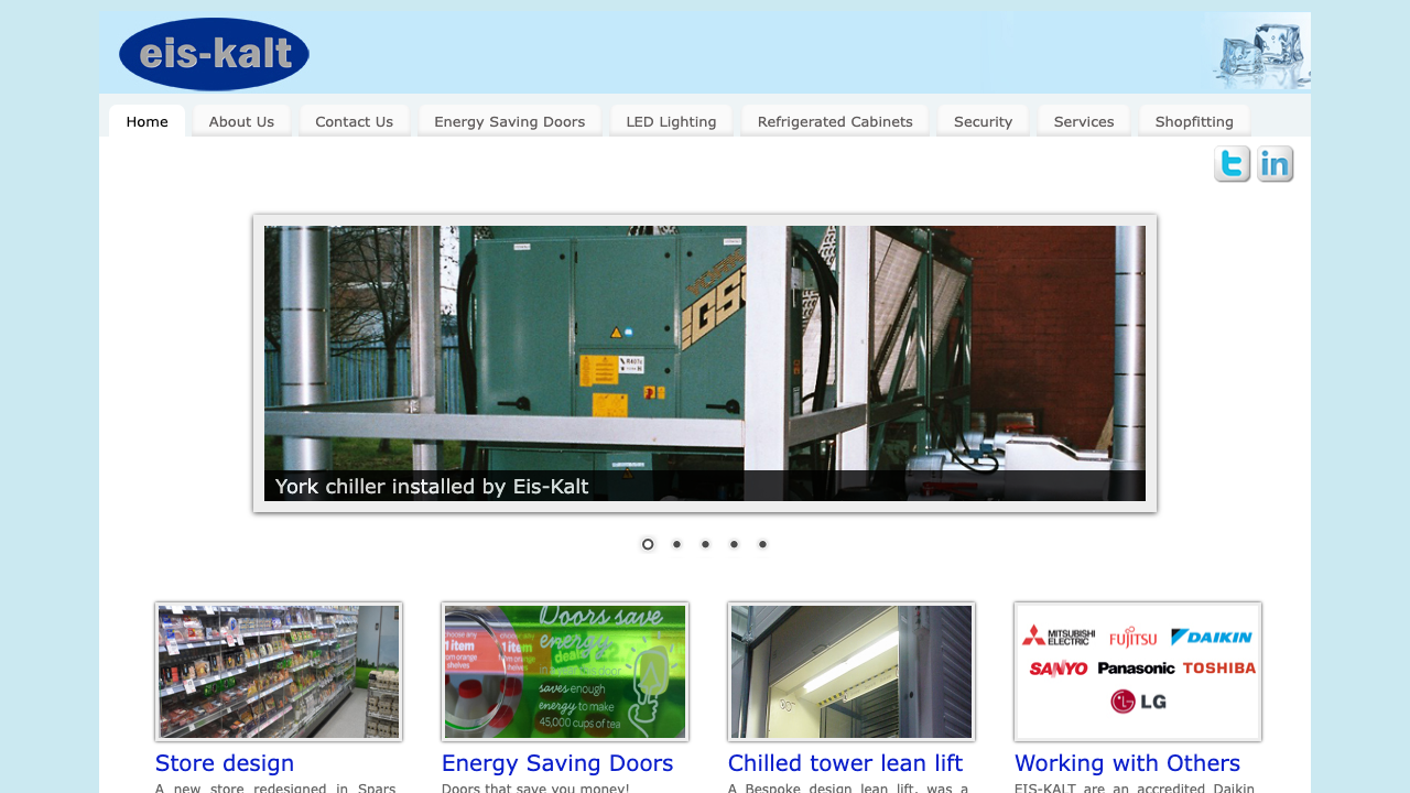 EIS KALT (UK) LTD website preview