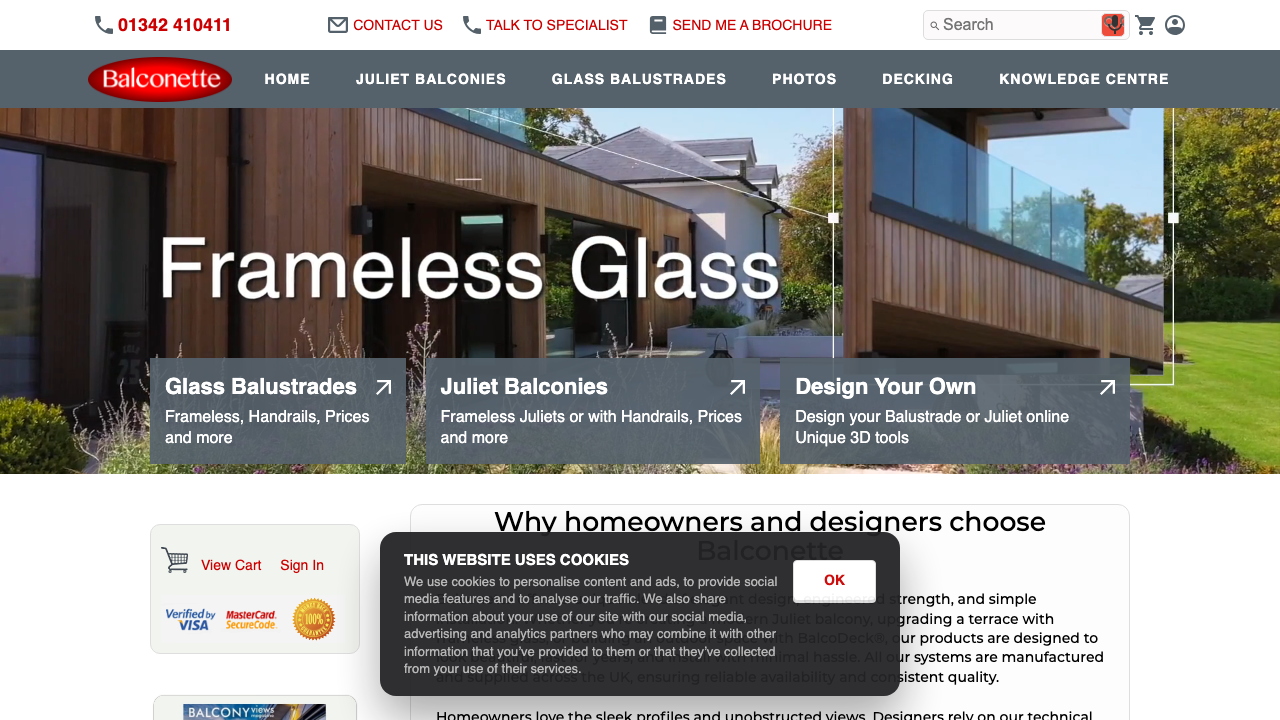 BALCONY SYSTEMS SOLUTIONS LIMITED website preview