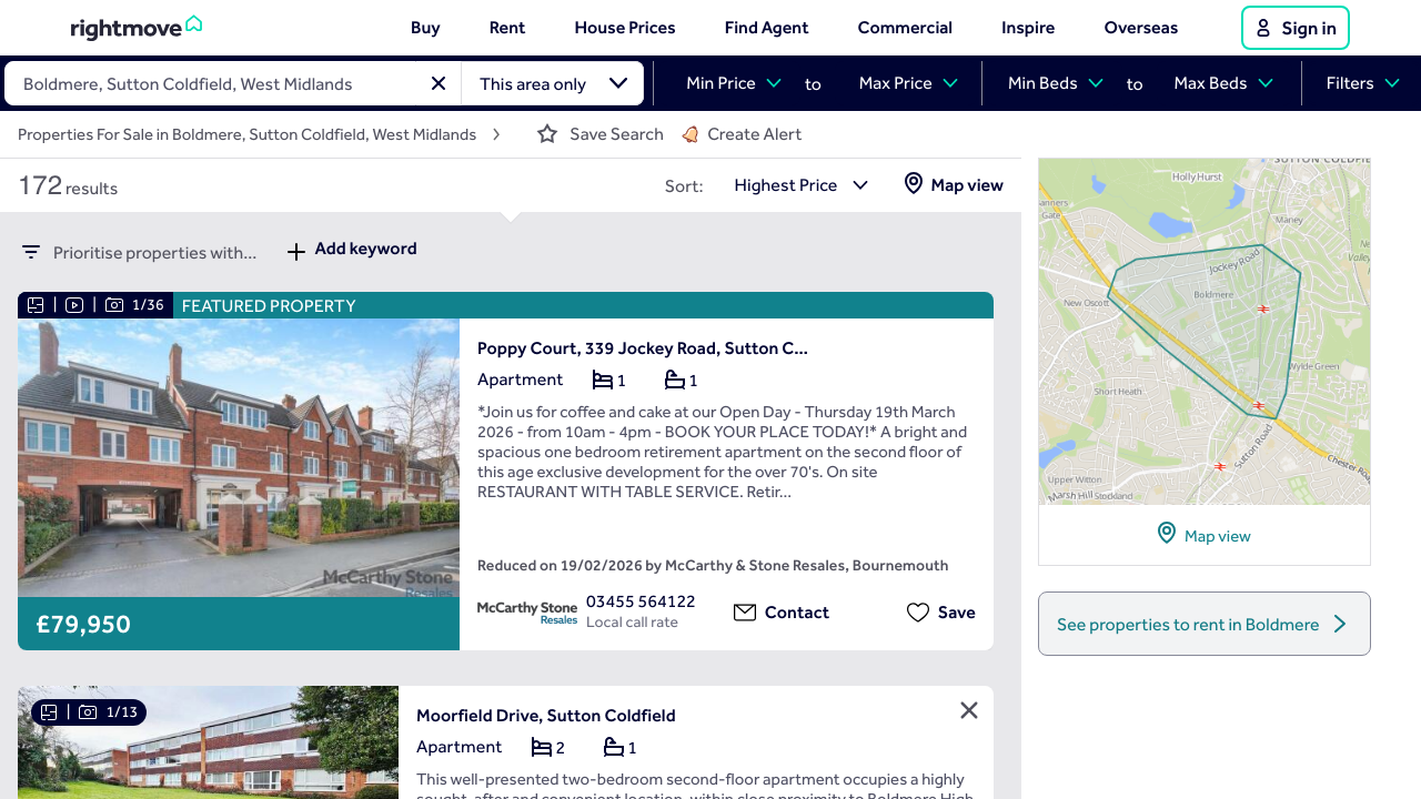 BOLDMERE PROPERTY COMPANY LIMITED website preview