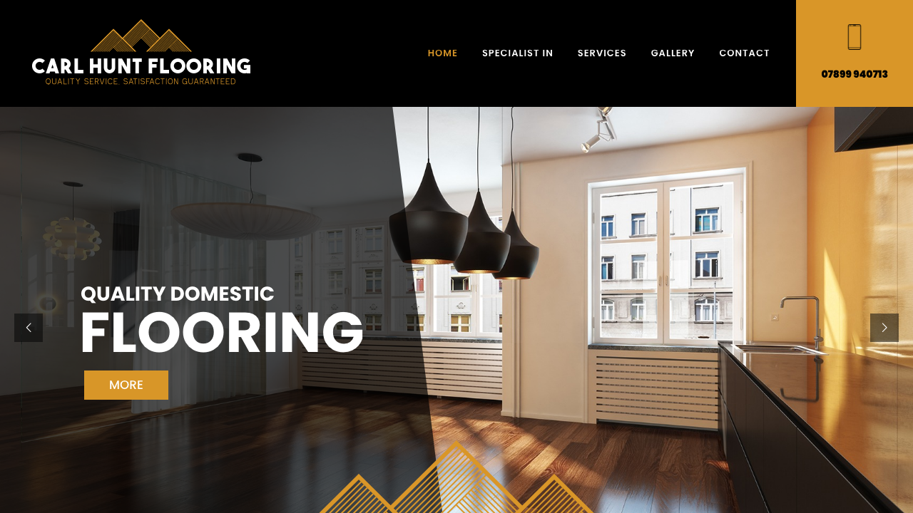 CARL HUNT FLOORING LIMITED website preview