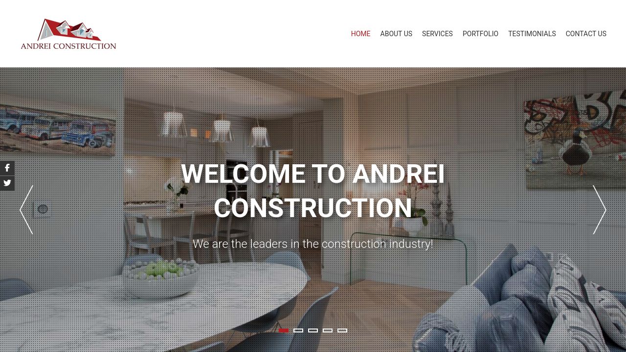 ANDREI CONSTRUCTION LTD website preview