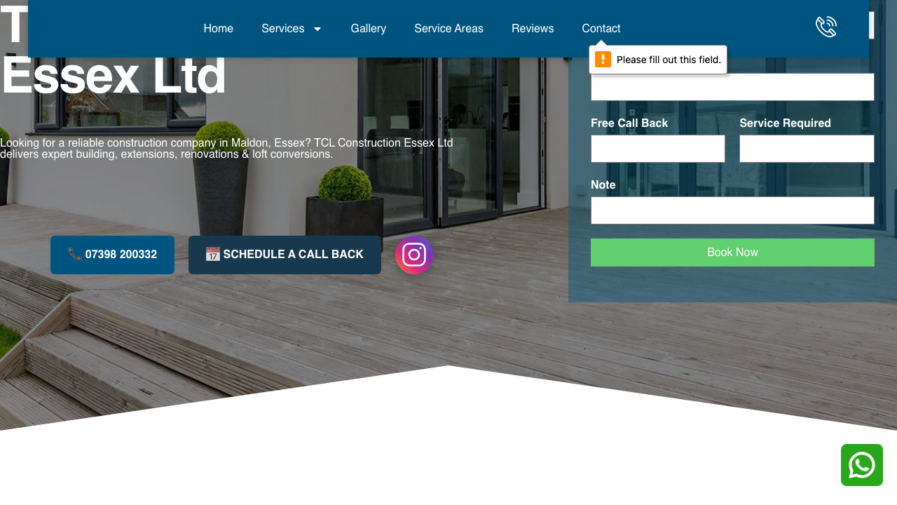 FRAME & BUILD LTD website preview
