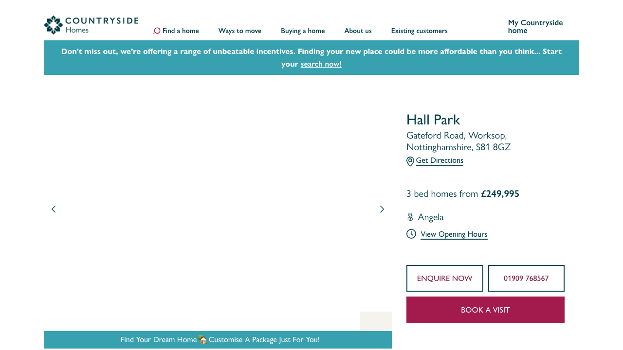 1 HORNES HOMES LIMITED website preview