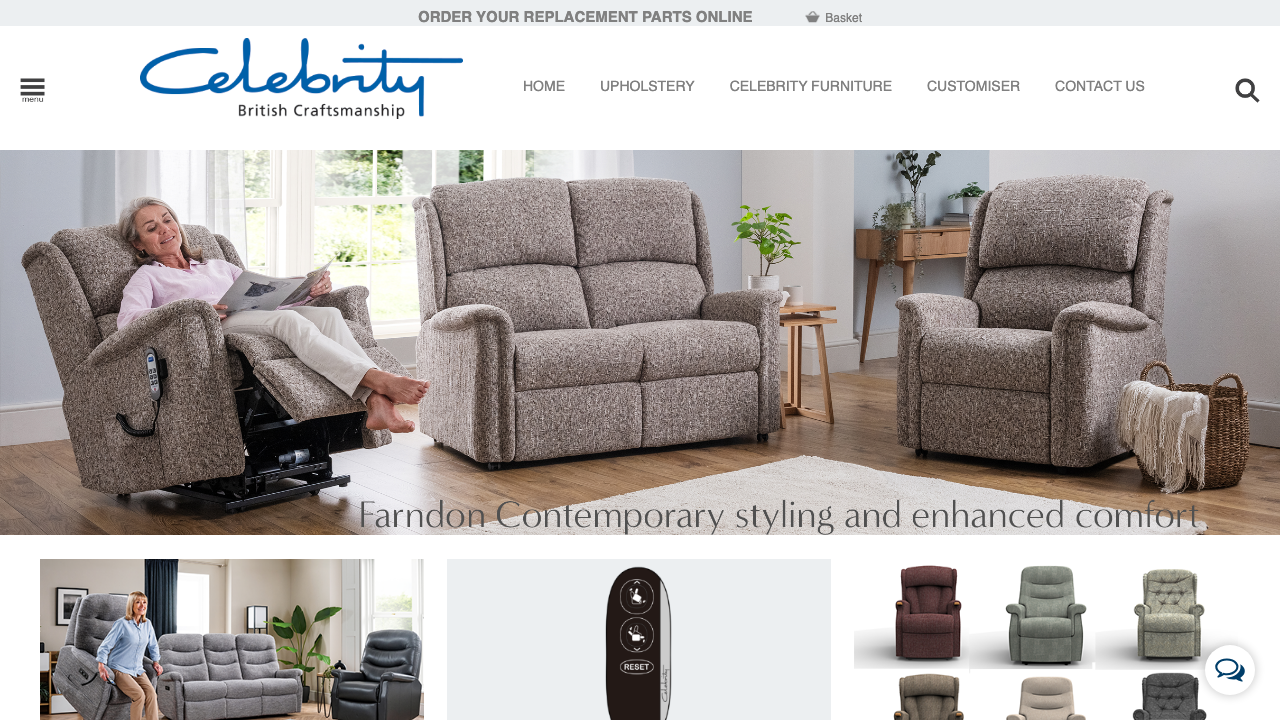 CELEBRITY MOTION FURNITURE LIMITED website preview