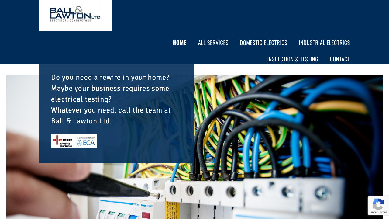 BALL & LAWTON LIMITED website preview