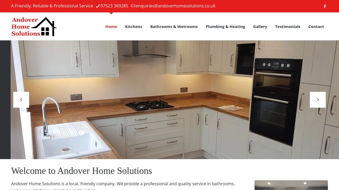 ANDOVER HOME SOLUTIONS LTD website preview
