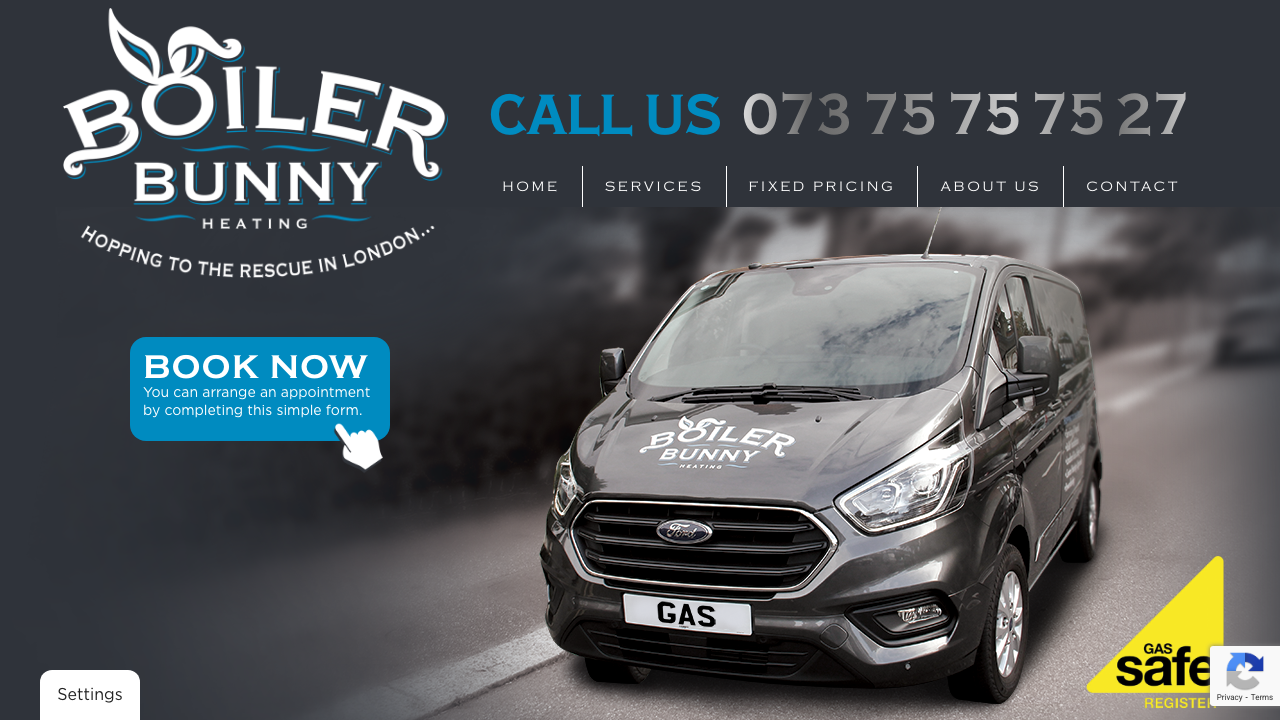 BOILER BUNNY HEATING LIMITED website preview