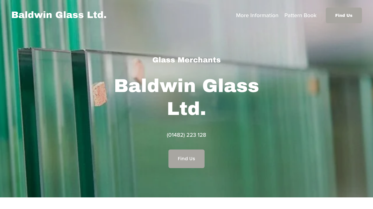BALDWIN GLASS LIMITED website preview