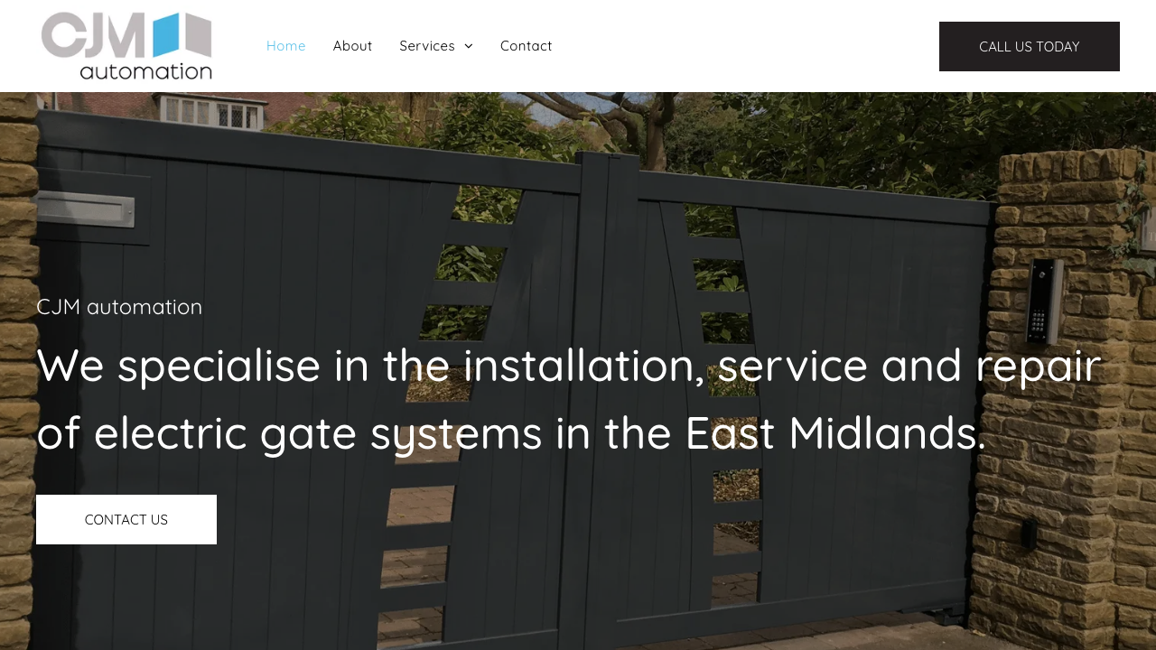 CJM AUTOMATION (DERBYSHIRE) LIMITED website preview