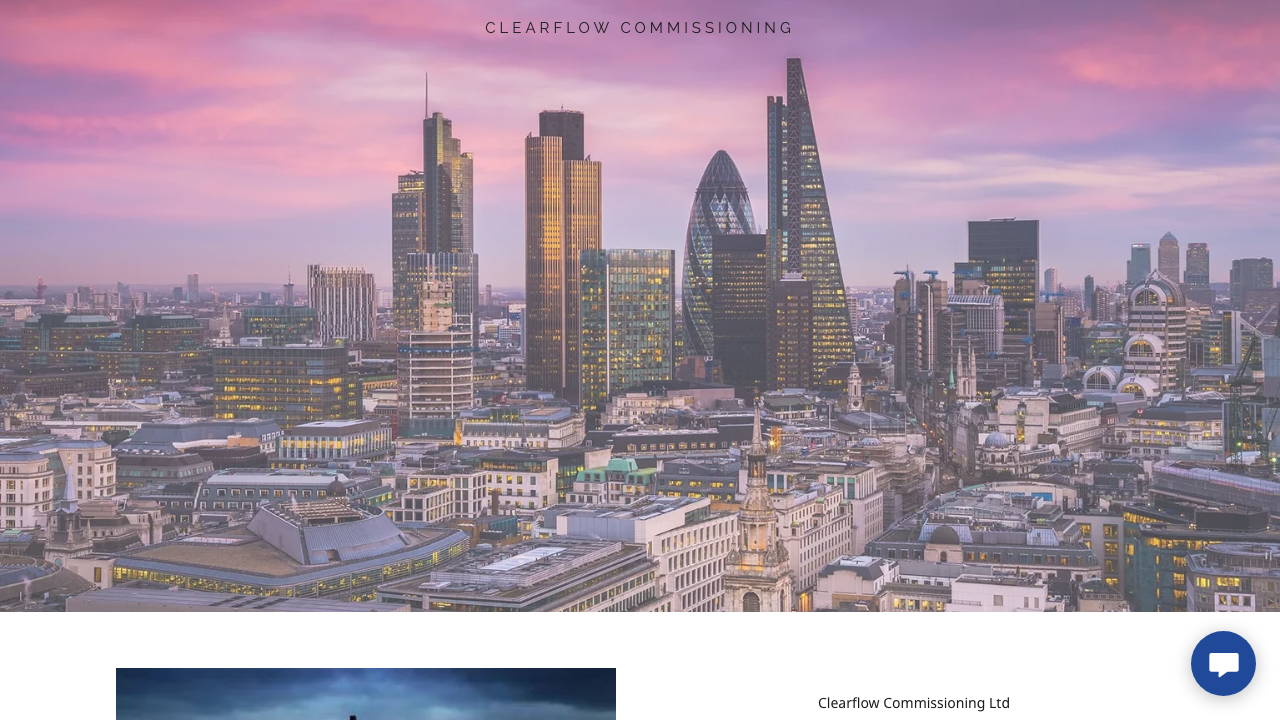 CLEARFLOW COMMISSIONING LTD website preview