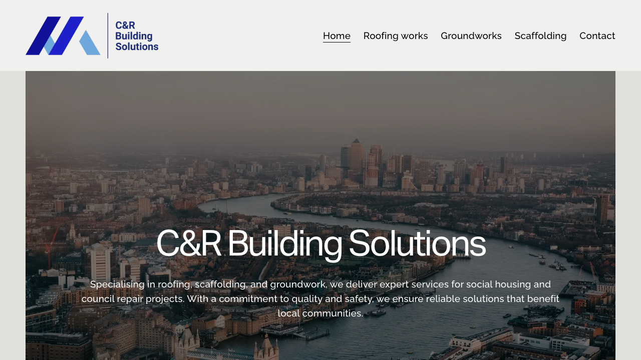 C&R BUILDINGS LIMITED website preview